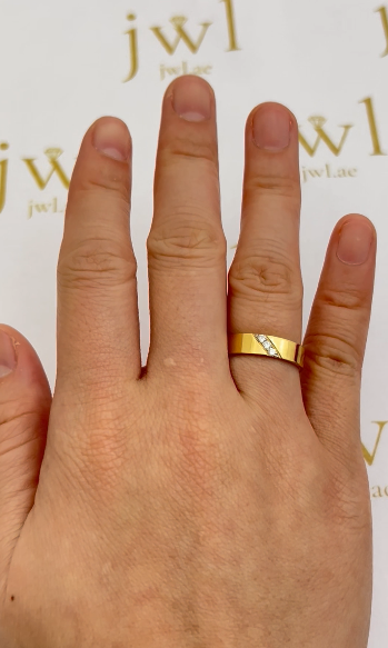 Forever Yours Lab-Grown Diamond Wedding Band in 18K Yellow Gold