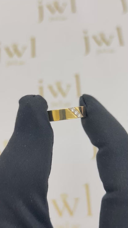 Forever Yours Lab-Grown Diamond Wedding Band in 18K Yellow Gold