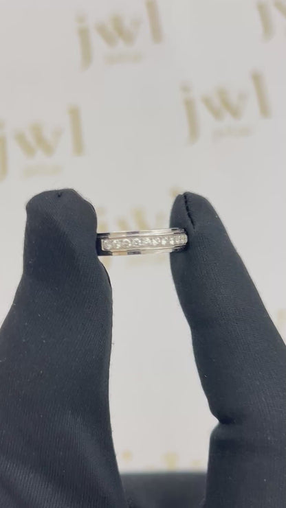 Eternal Union Lab-Grown Diamond Wedding Band in 18K White Gold