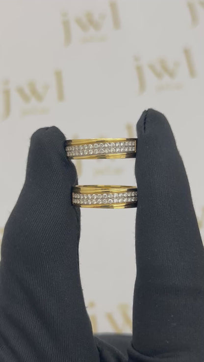 Everlasting Love Lab-Grown Diamond Wedding Band in 18K Yellow Gold