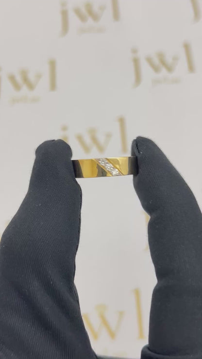 Forever Yours Lab-Grown Diamond Wedding Band in 18K Yellow Gold