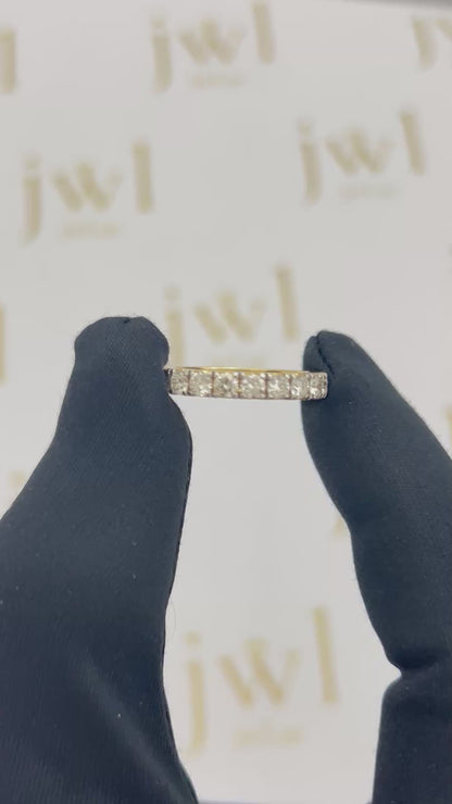 Full Eternity Lab-Grown Diamond Ring in 18K Yellow Gold